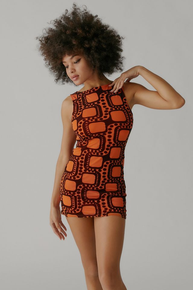 austin mesh sleeveless dress