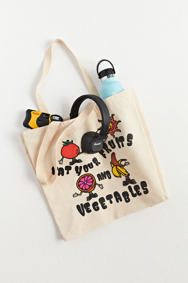 Altru Apparel Eat Your Fruits & Vegetables Tote Bag #4