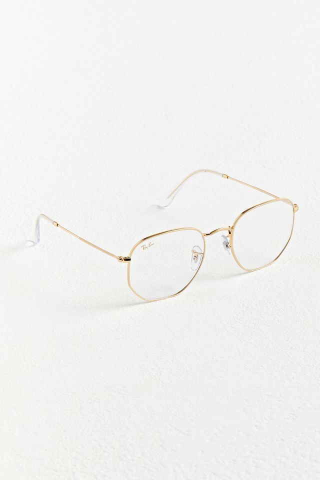 Ray-Ban Hexagonal Blue Light Glasses | Urban Outfitters