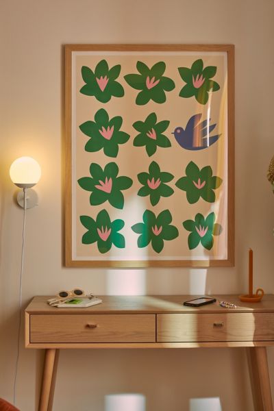 Reproduction d'Art Oiseau Fleur Atelier J