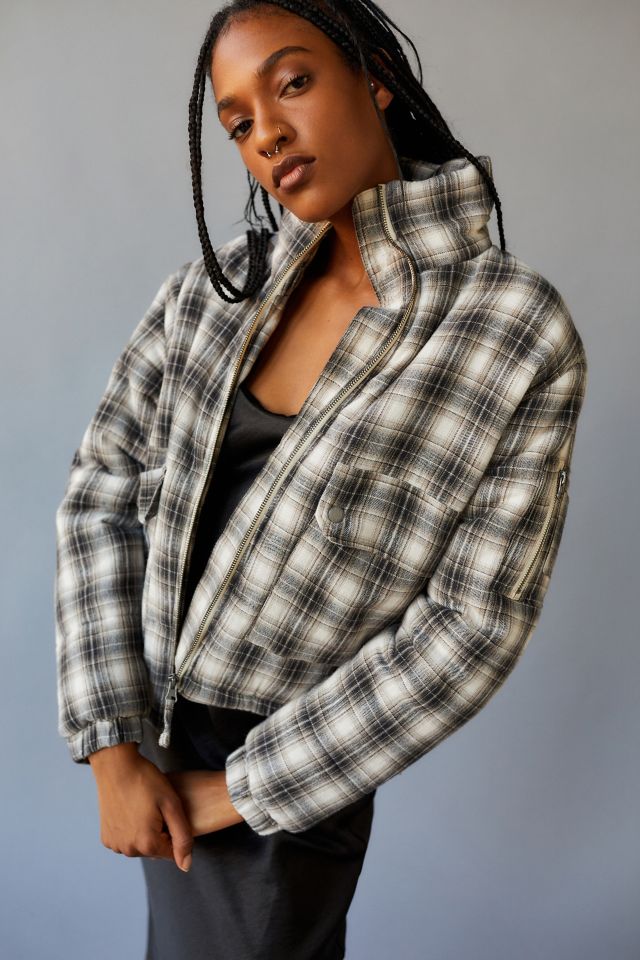 BDG Dixie Flannel Puffer Jacket | Urban Outfitters