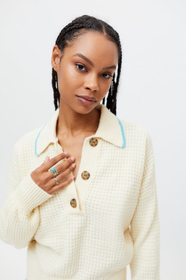 BDG Zephyr Pullover Polo Sweater | Urban Outfitters