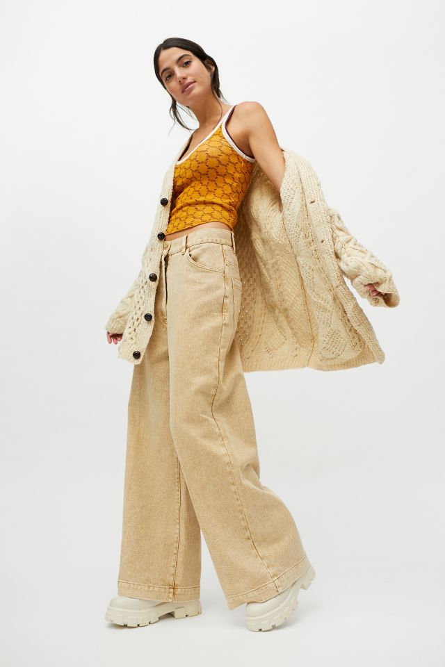 Urban outfitters yellow pants sale