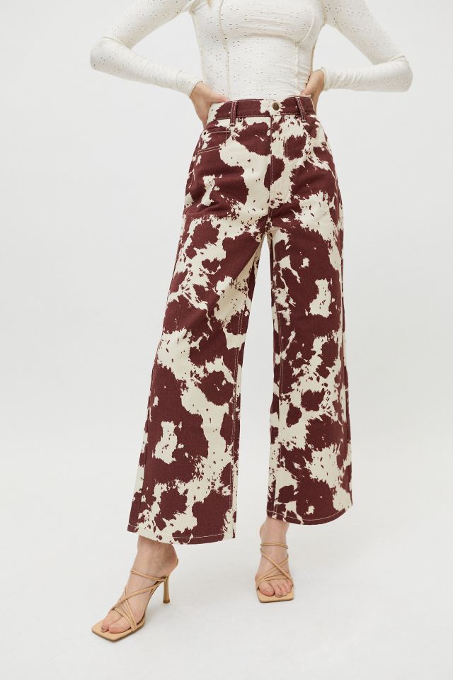 BDG High & Wide Jean - Cow Print #1