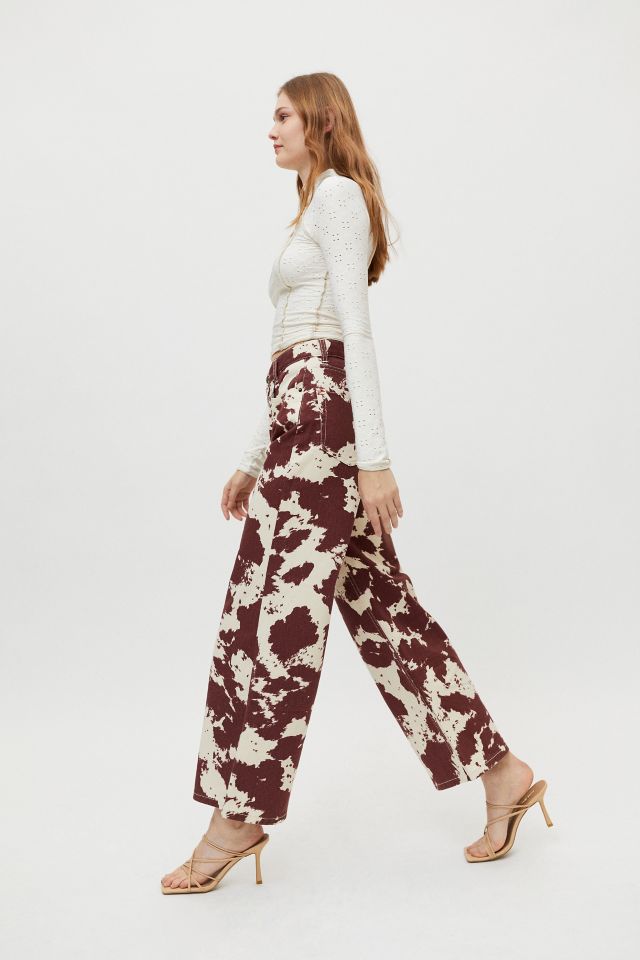 BDG High & Wide Jean - Cow Print #2