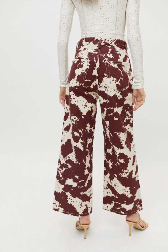 BDG High & Wide Jean - Cow Print #3