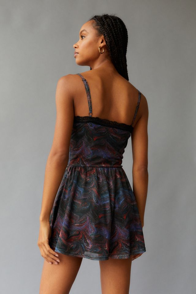 UO Riva Strappy Mesh Romper #2