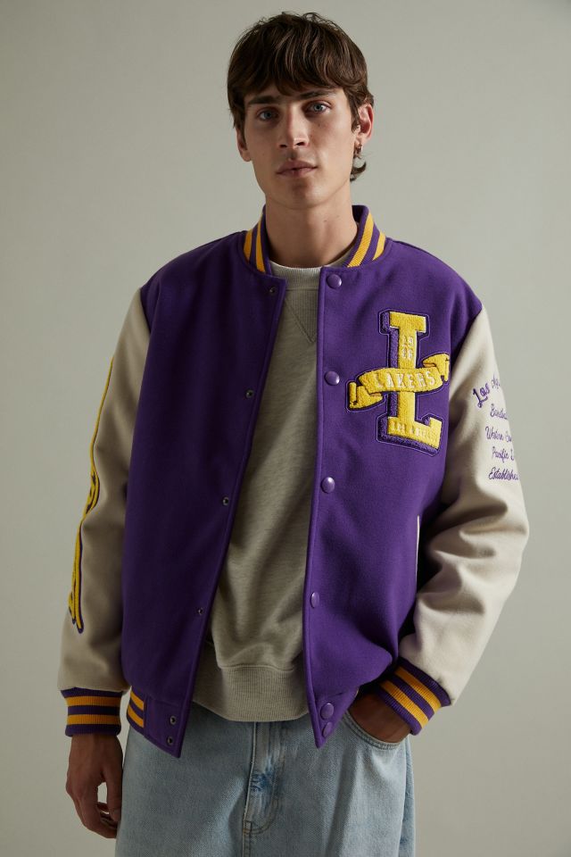 Los Angeles Lakers Varsity Jacket | Urban Outfitters