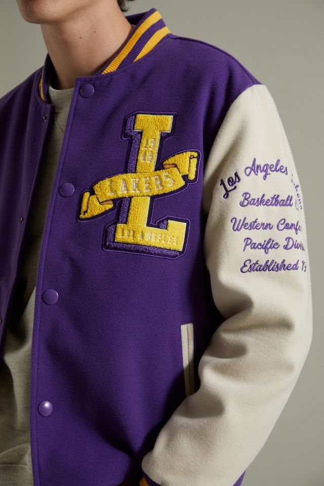 Los Angeles Lakers Varsity Jacket #4