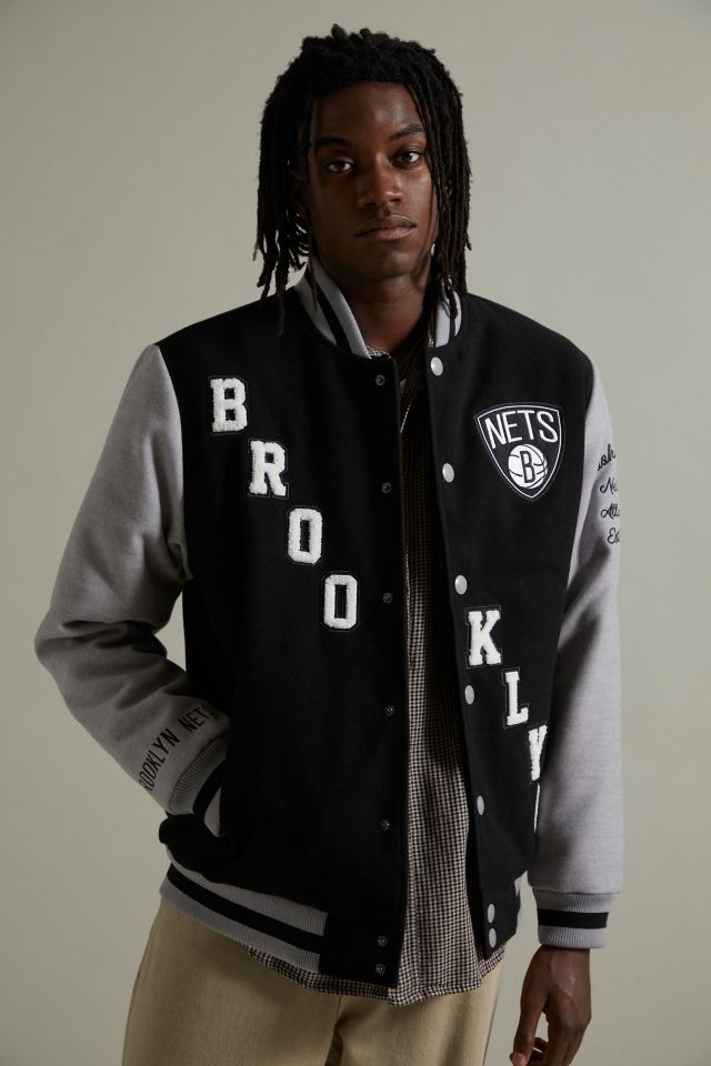 Brooklyn nets letterman jacket new arrivals