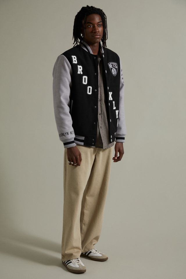 Brooklyn Cloth Ultra Game Uo Exclusive Nba Varsity Jacket for Men