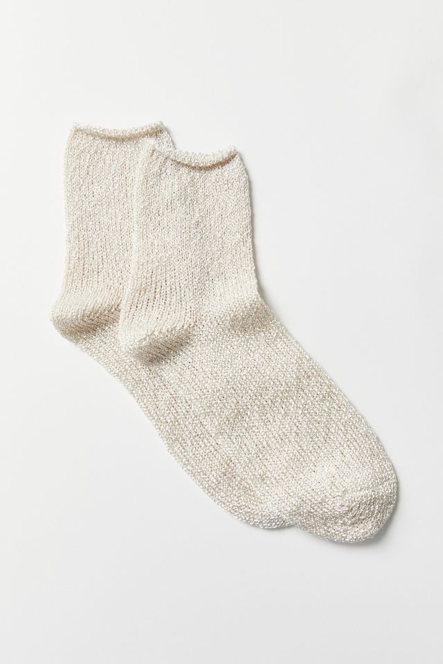 Luster Knit Crew Sock | Urban Outfitters