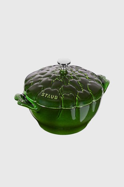Staub 3-quart Enameled Artichoke Cast Iron Dutch Oven In Basil