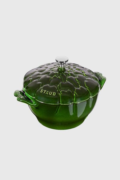 Staub Cast Iron 3-qt. Artichoke Cocotte In Basil