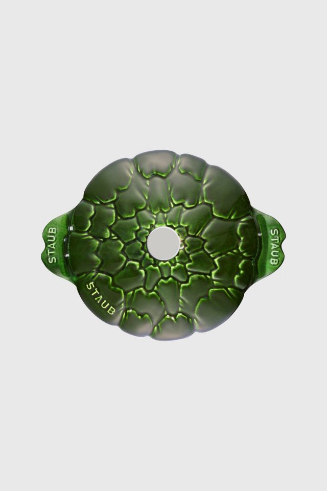 Staub Cast Iron 3-qt Artichoke Cocotte - Basil #2