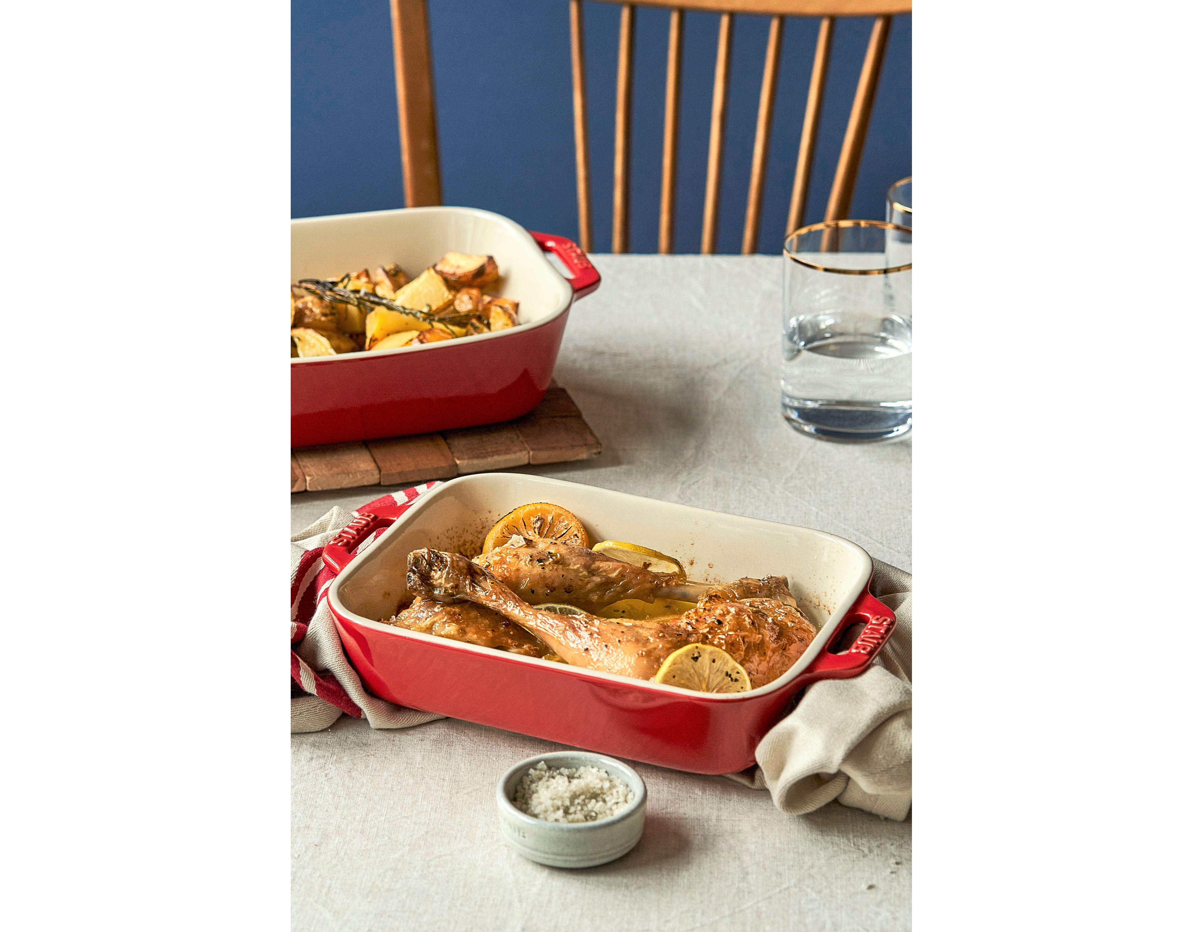Staub Ceramic 2-pc Rectangular Baking Dish Set