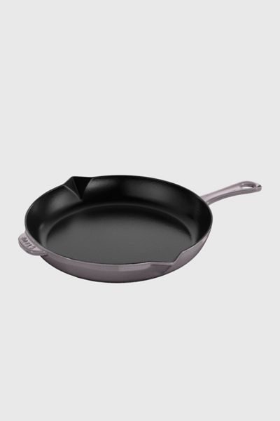 Staub 10-inch Enameled Cast Iron Fry Pan In Graphite Grey