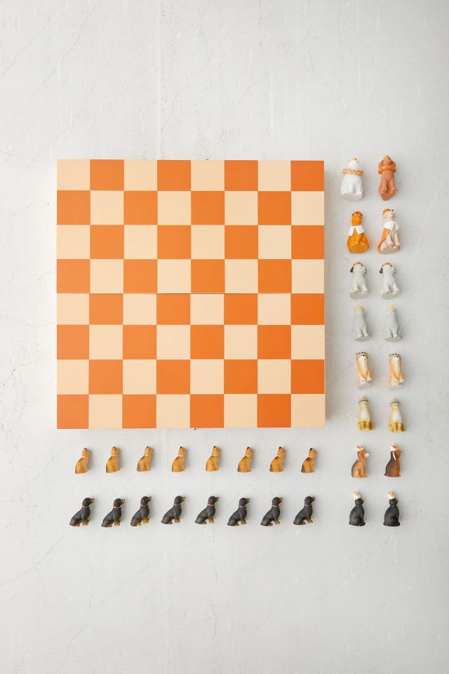 Cats Vs. Dogs Chess Set #3