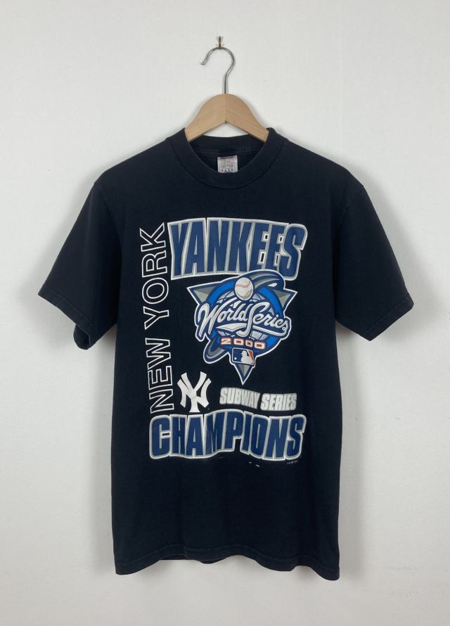 Vintage New York Yankees 2000 Subway Series Champions T Shirt 