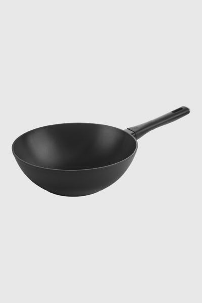 Zwilling Madura Plus Aluminum 12-inch Nonstick Stir Fry Pan In Matte Black
