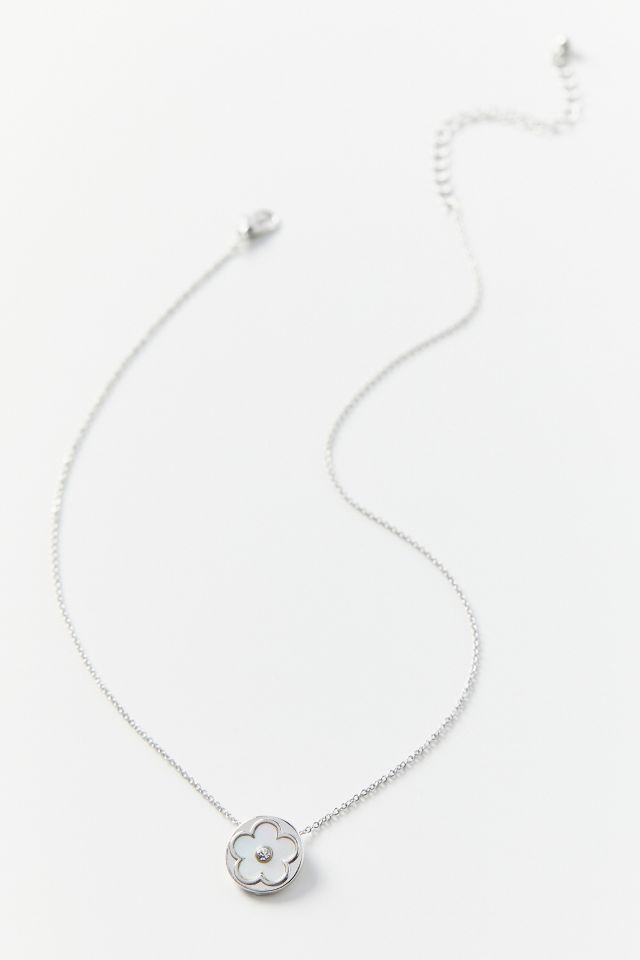Delicate Flower Pendant Necklace #2