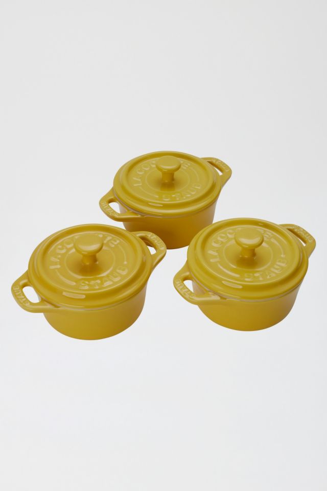 Staub Ceramic 3-pc Mini Round Cocotte Set #2