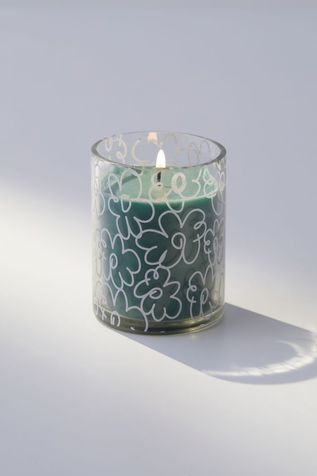 Frankie Printed Glass Candle | Urban Outfitters Canada