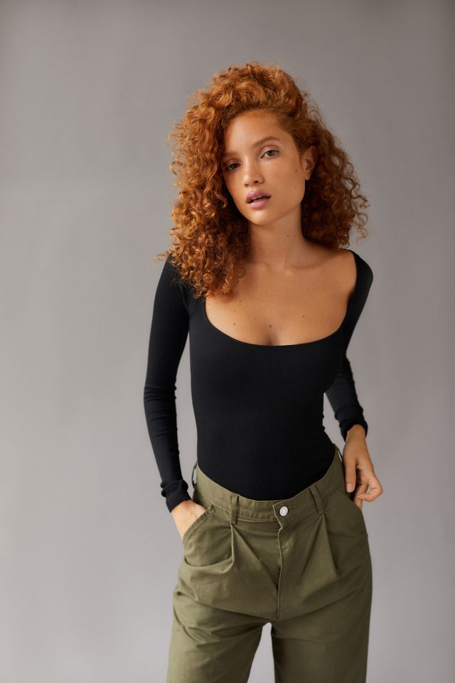 Out From Under Marianne Seamless Long Sleeve Bodysuit #4