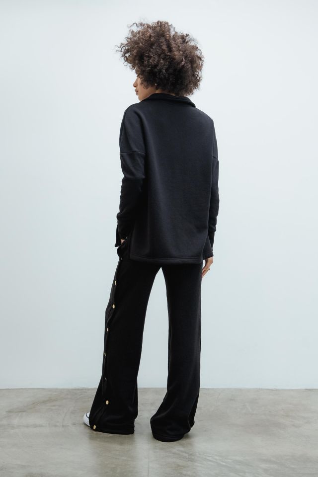 Adam Selman Sport Wide Leg Tearaway Sweatpant #2