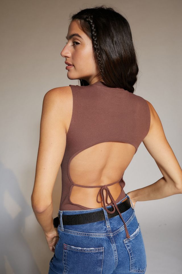 Out From Under Seamless Open-Back Bodysuit #4