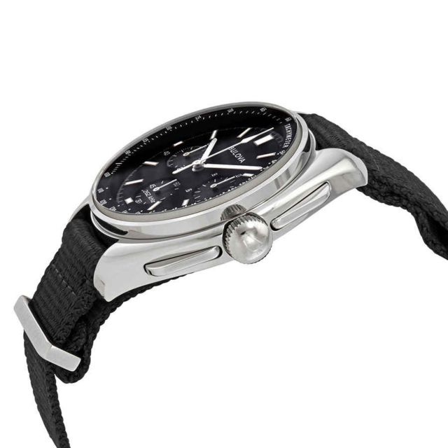 Bulova Special Edition Lunar Pilot Chronograph Black Dial Men's Watch 96A225 #1