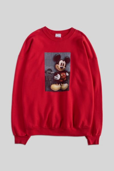 red mickey sweatshirt