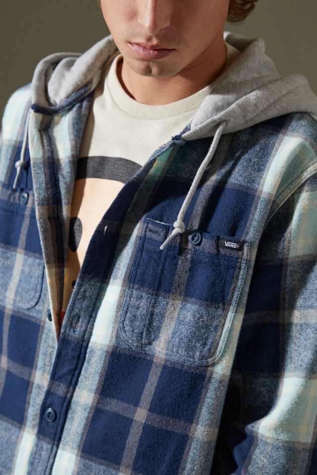 Vans Lopes Hooded Plaid Shirt #3