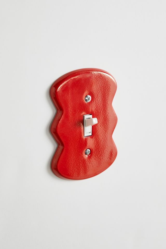 Maura Squiggle Shape Light Switch Cover