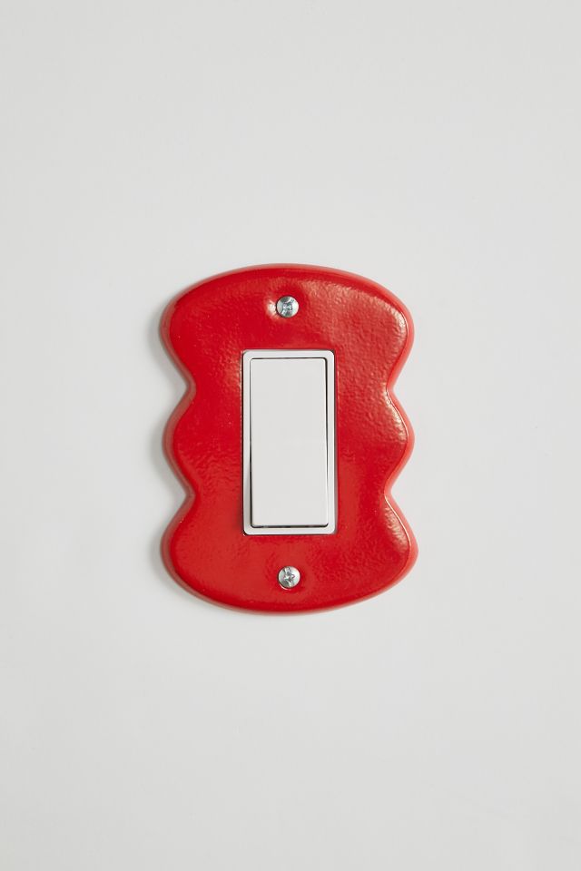 Maura Squiggle Shape Light Switch Cover