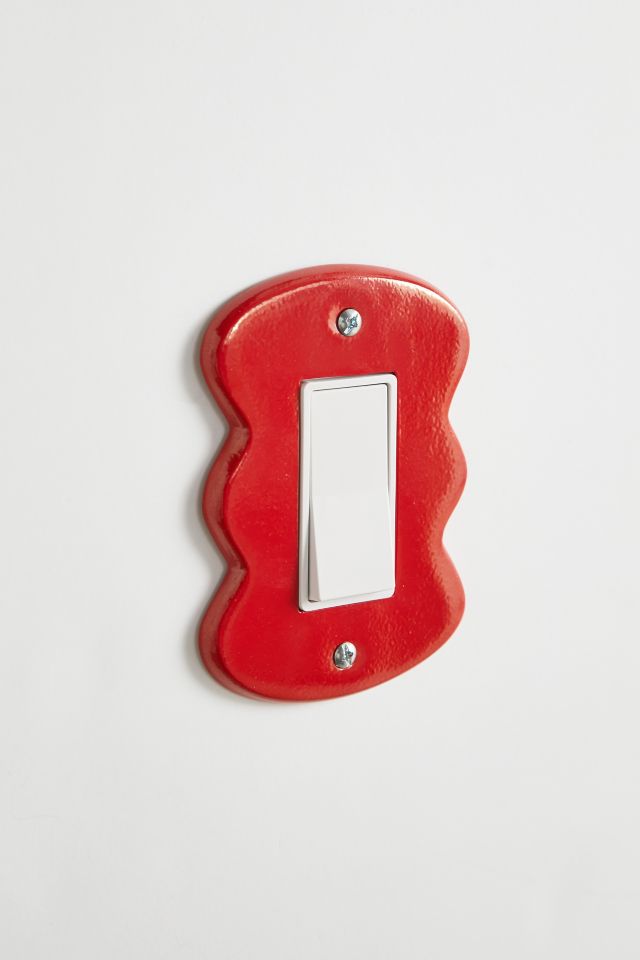 Maura Squiggle Shape Light Switch Cover