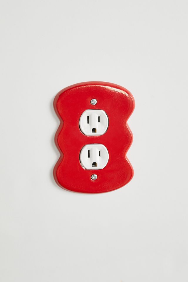 Maura Squiggle Shape Light Switch Cover