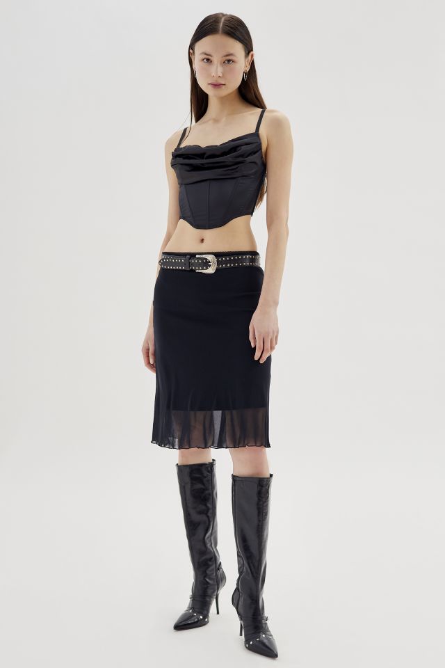 Haut Corset Cowl Satin Lexi UO #1