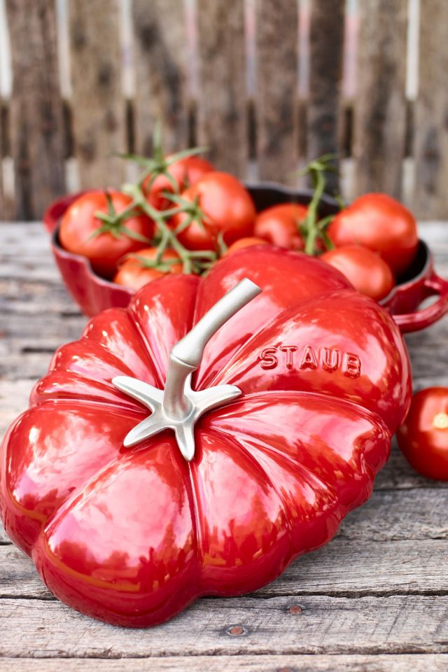 Staub Cast Iron 3-qt Tomato Cocotte #3
