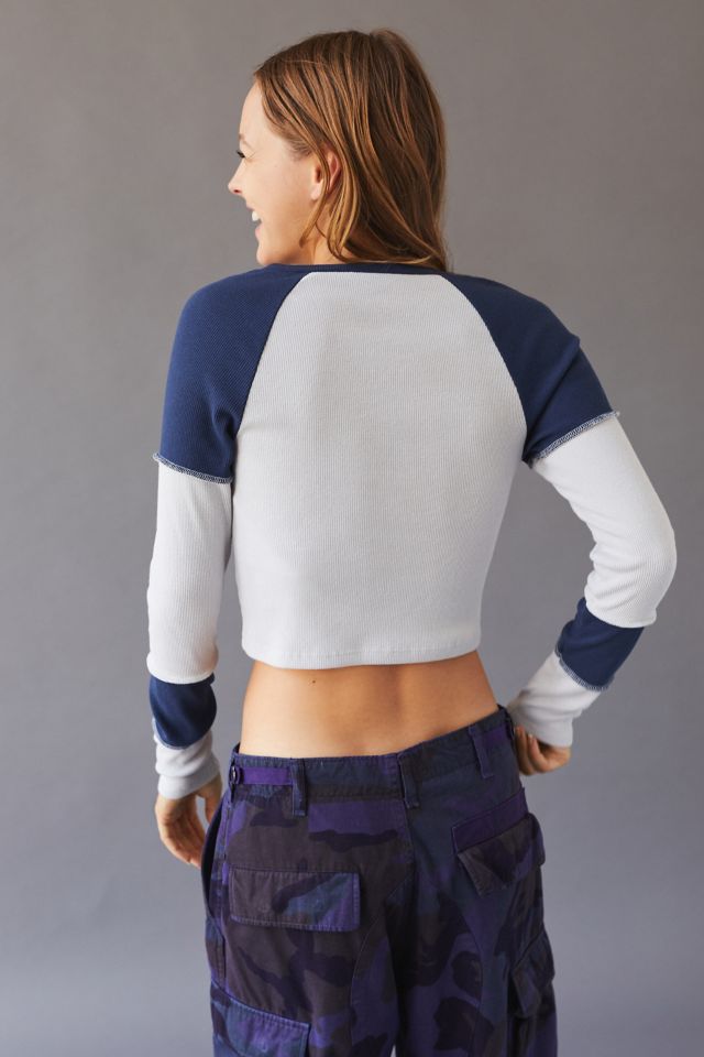 BDG Carmen Colorblock Long Sleeve Tee #2