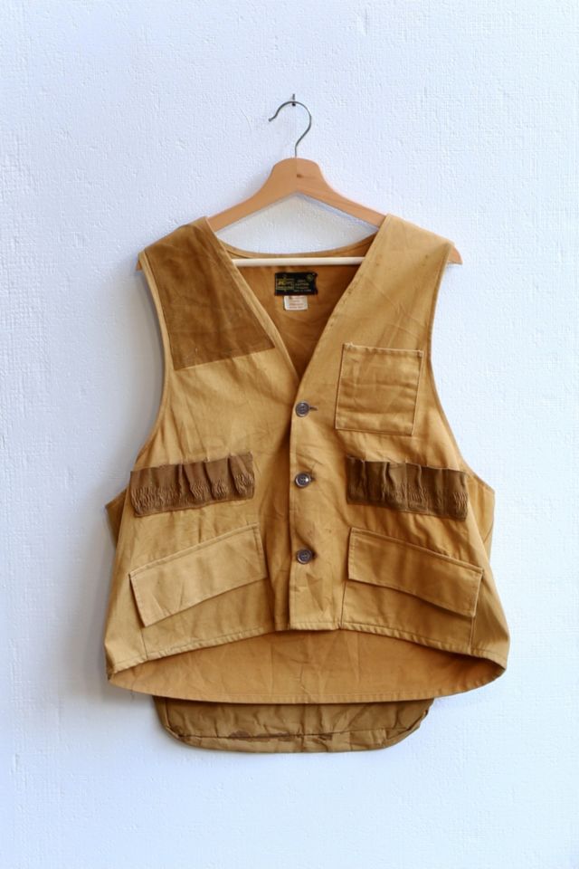 Vintage Fishing Vest With Catch Pouch
