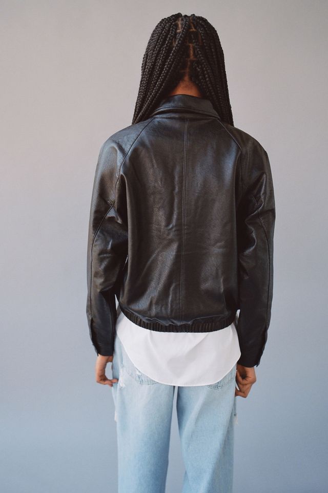 Veste UO Beverly en Similicuir à Manches Dolman #3