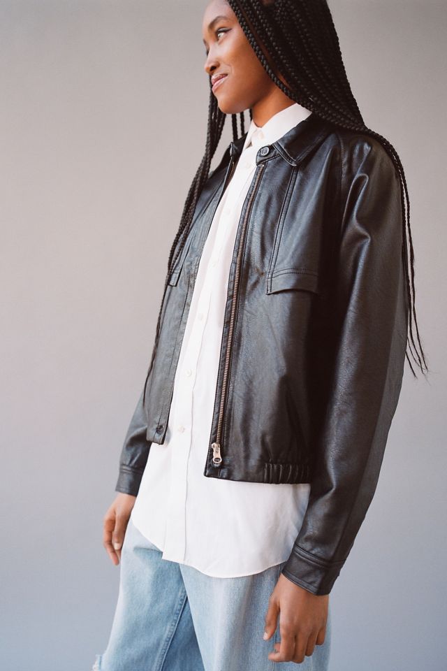 Veste UO Beverly en Similicuir à Manches Dolman #5