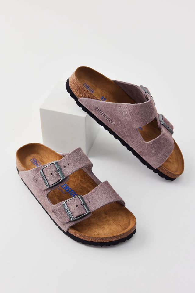 Birkenstock Women's Arizona Soft Footbed Leather Slide Sandal #1
