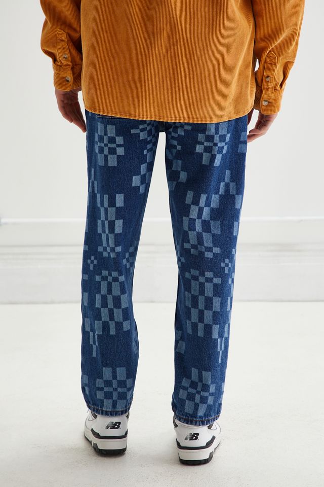 BDG Bow Fit Jean – Checkerboard Print #2
