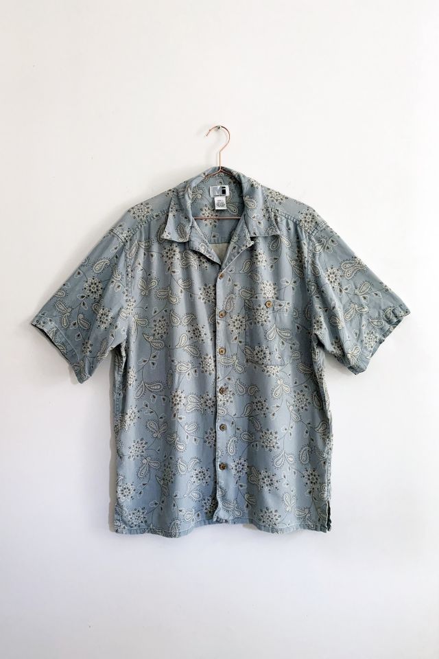Vintage Silk Paisley Shirt Urban Outfitters