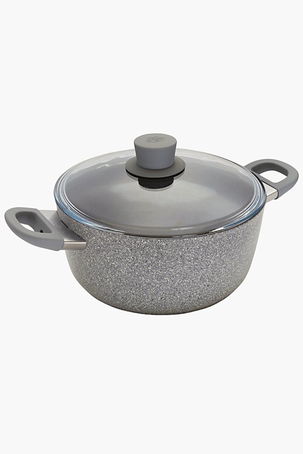 Shop Ballarini Parma Plus 4.9-qt Aluminum Nonstick Dutch Oven With Lid In Grey At Urban Outfitters
