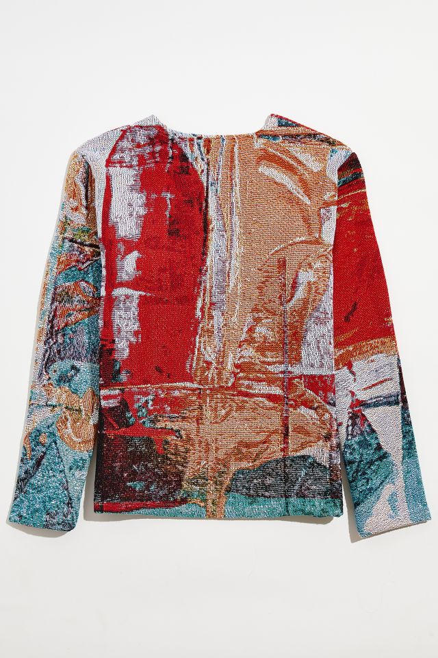 4x1111 Tapestry Crew Neck Sweatshirt #3