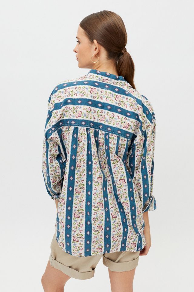 Urban Renewal Vintage Abstract Print Long Sleeve Shirt #2