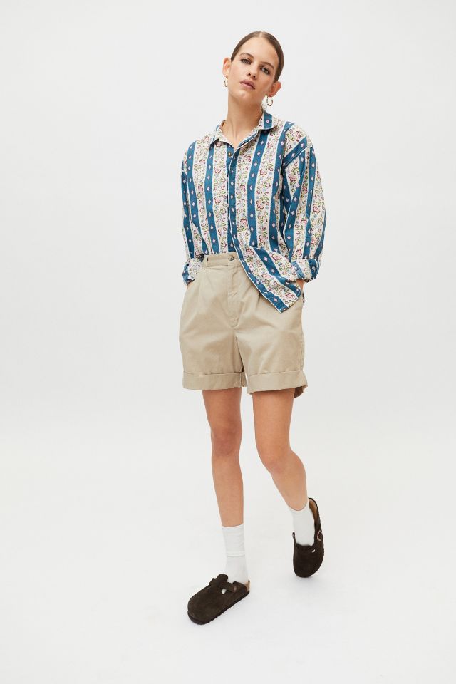 Urban Renewal Vintage Abstract Print Long Sleeve Shirt #3